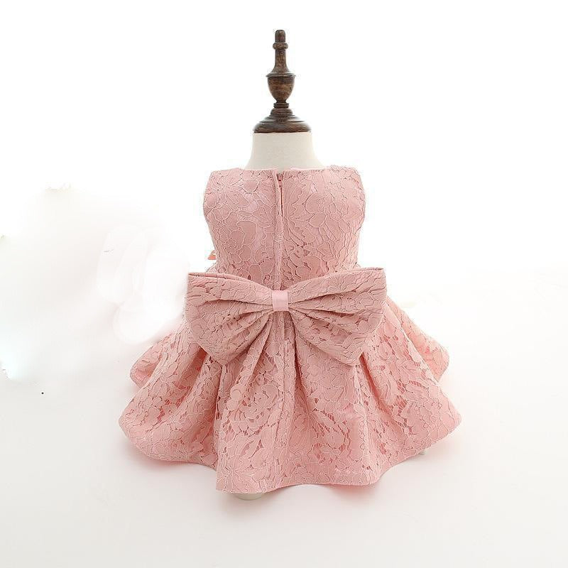 Cute children one year old baby girl princess dress dress